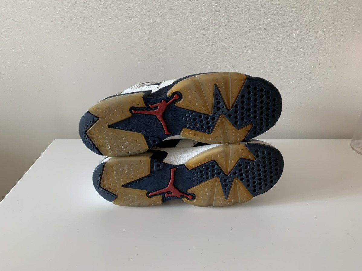 Jordan Brand × Nike × Vintage Air Jordan 6 Retro GS Olympic 2012 Size US 6.5 / EU 39-40 - 5 Thumbnail