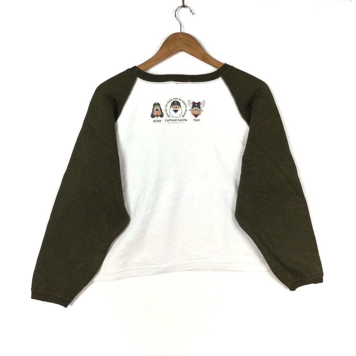 Vintage CLUB SANTA ISLAND Captain Santa Sweden White Sweatshirt Size US XL / EU 56 / 4 - 4 Thumbnail