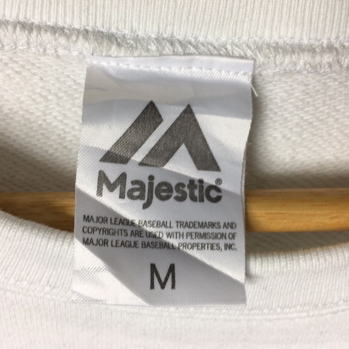 Other NEW YORK NY Mlb League Baseball Majestic White Sweatshirt Size US M / EU 48-50 / 2 - 3 Thumbnail