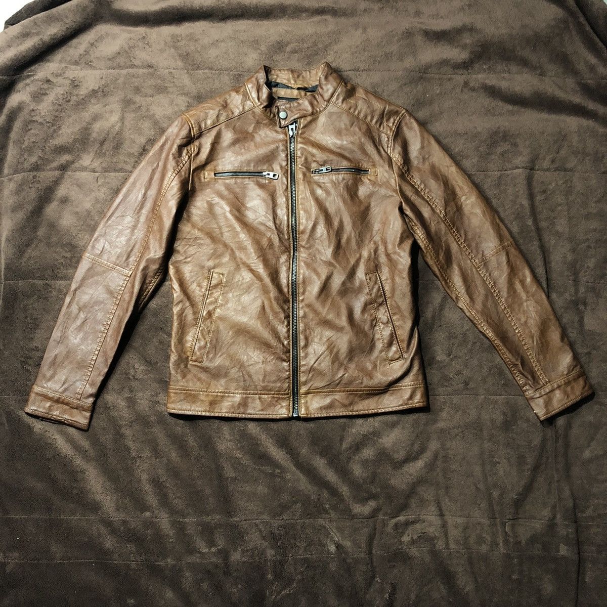 Zara Zara Man Motorcycle Jacket Size US M / EU 48-50 / 2 - 1 Thumbnail