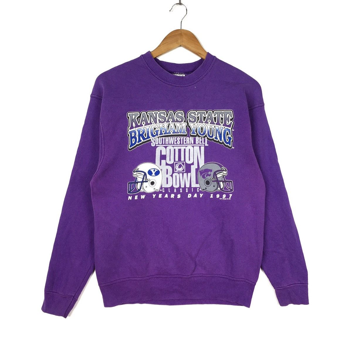 Vintage KANSAS STATE NFL Football League Usa Brigham Cotton Bowl Size US M / EU 48-50 / 2 - 1 Thumbnail