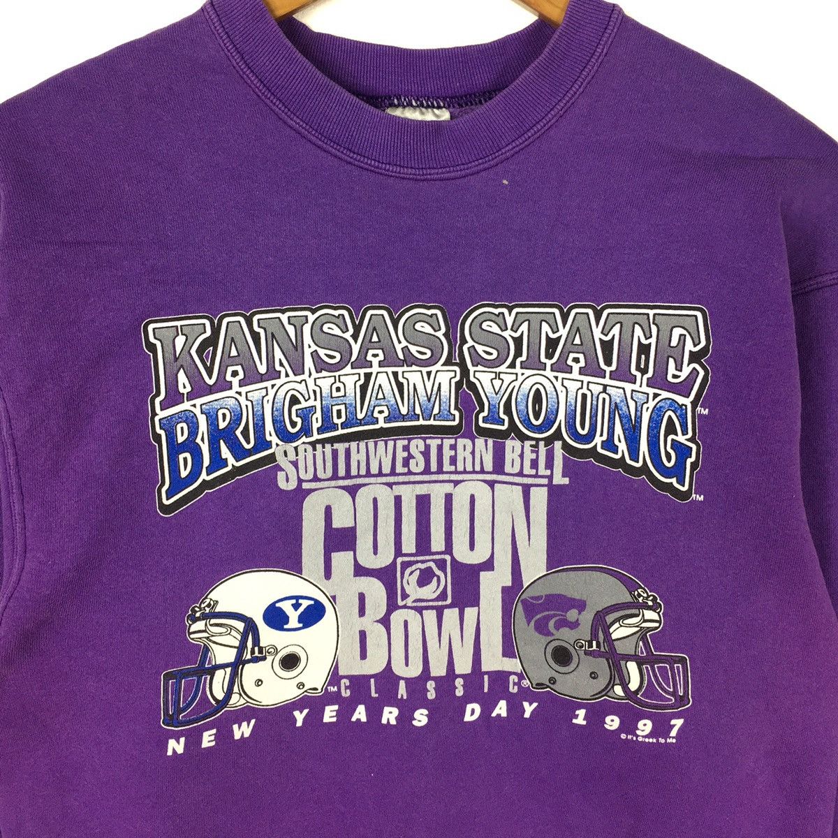 Vintage KANSAS STATE NFL Football League Usa Brigham Cotton Bowl Size US M / EU 48-50 / 2 - 2 Thumbnail