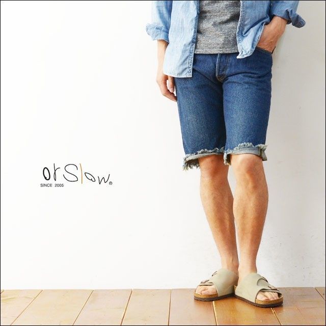 Orslow Orslow Denim Short Lot 7105 Japan (E761) Size US 28 / EU 44 - 1 Thumbnail