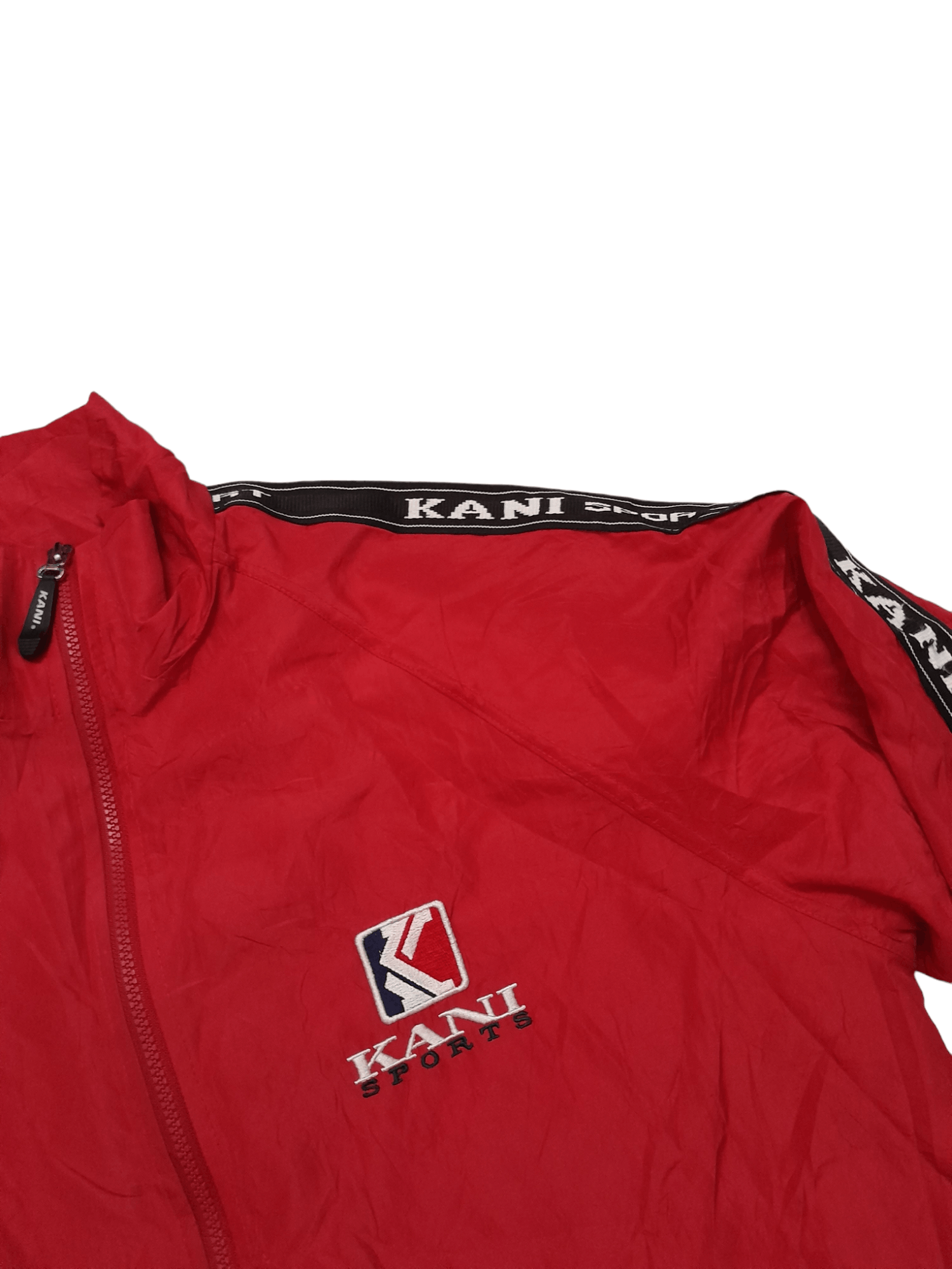 Karl Kani × Vintage 90s Karl Kani Oversized Coach Jacket Big Logo (E762) Size US L / EU 52-54 / 3 - 5 Thumbnail