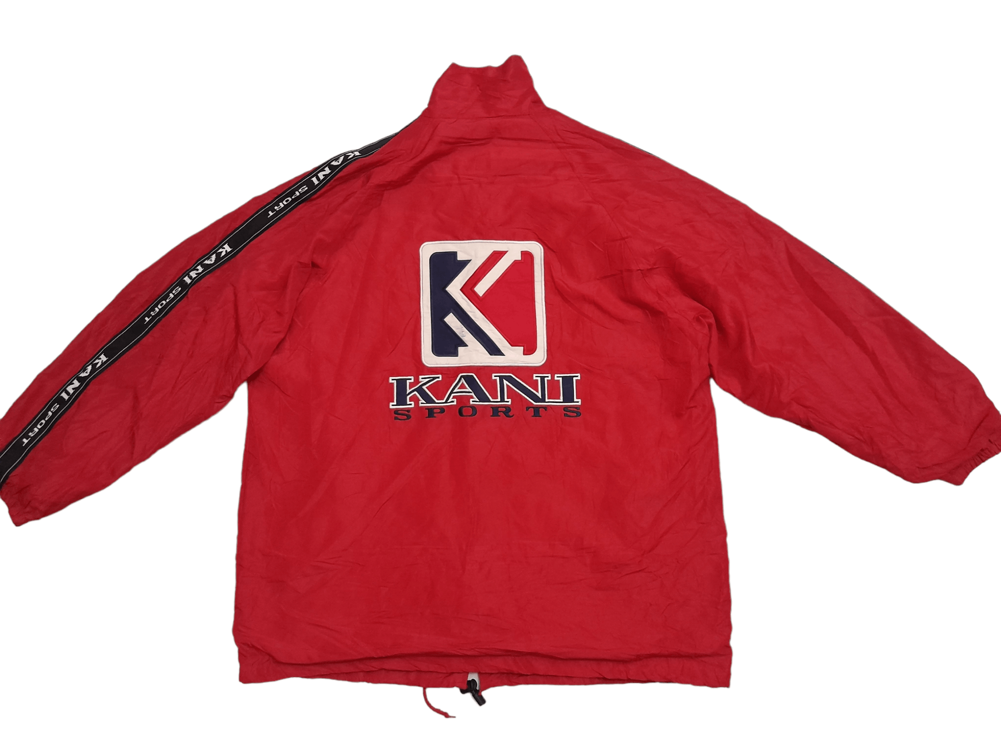 Karl Kani × Vintage 90s Karl Kani Oversized Coach Jacket Big Logo (E762) Size US L / EU 52-54 / 3 - 1 Thumbnail