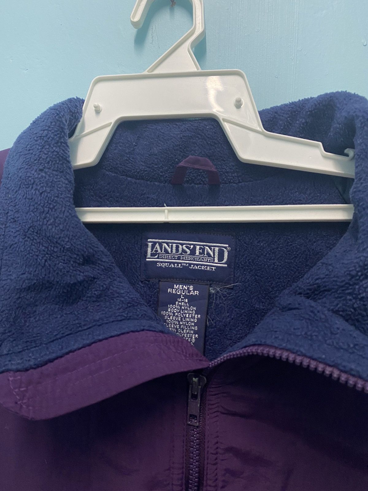 Lands' End 🔥Vintage🔥 Lands End Fleece Jacket Size US L / EU 52-54 / 3 - 2 Thumbnail