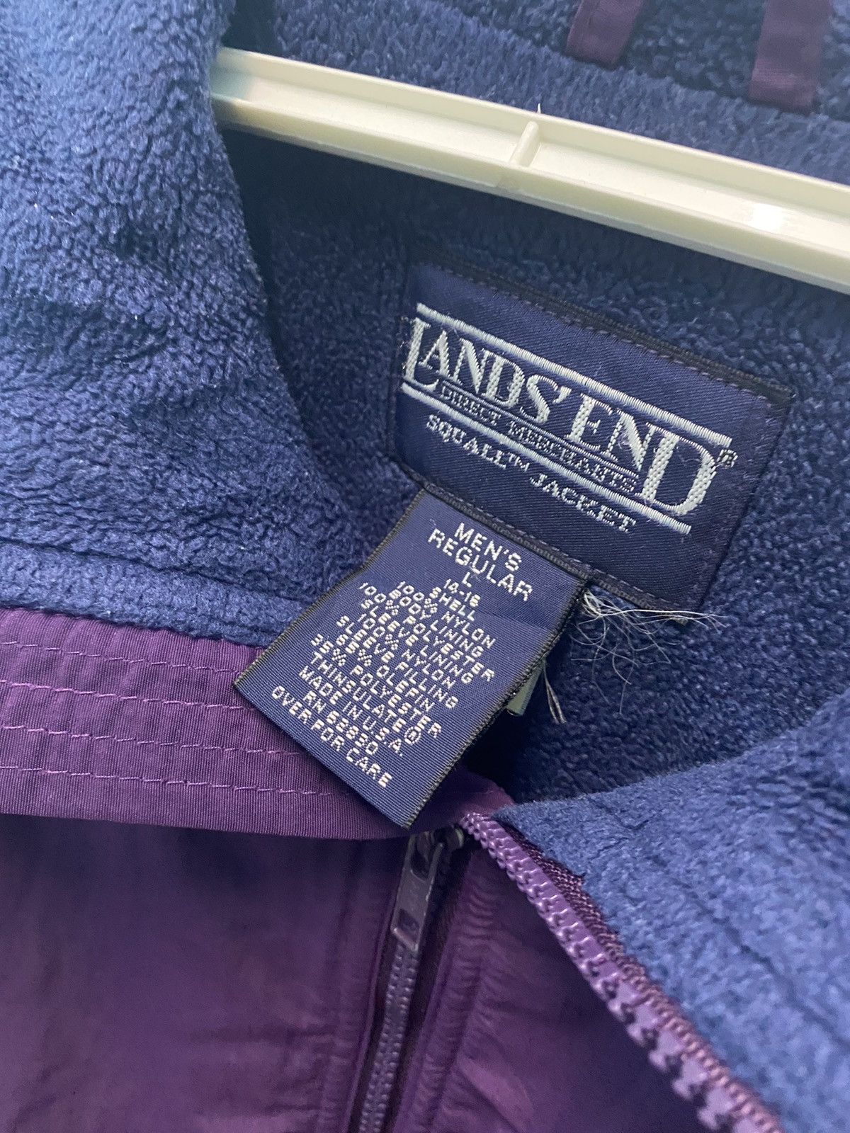 Lands' End 🔥Vintage🔥 Lands End Fleece Jacket Size US L / EU 52-54 / 3 - 7 Thumbnail