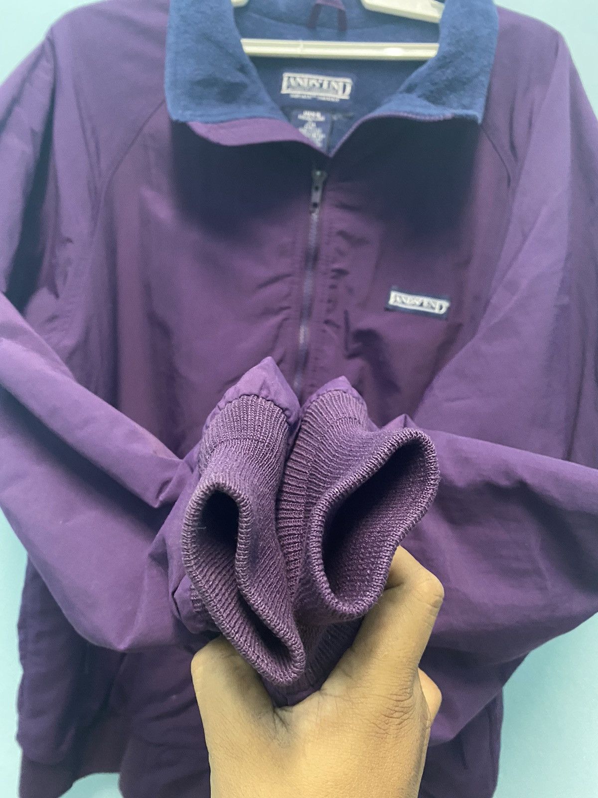 Lands' End 🔥Vintage🔥 Lands End Fleece Jacket Size US L / EU 52-54 / 3 - 3 Thumbnail