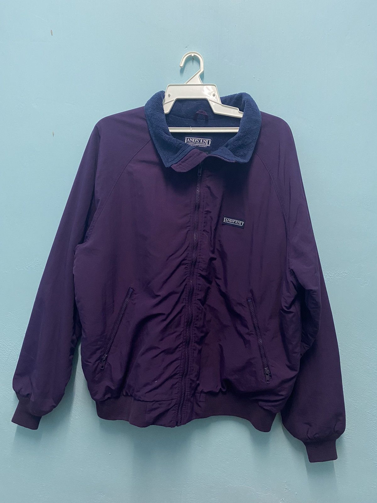 Lands' End 🔥Vintage🔥 Lands End Fleece Jacket Size US L / EU 52-54 / 3 - 1 Thumbnail