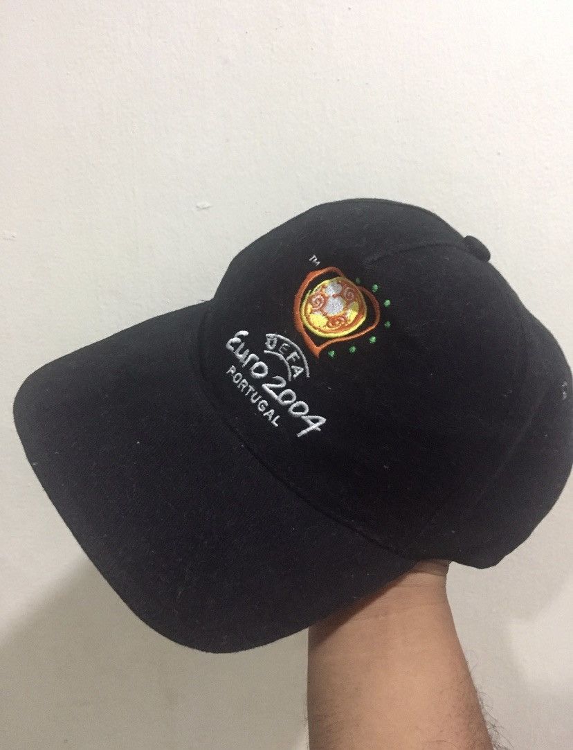 Vintage VTG EUFA EURO CUP Portugal 2004 Merchandise Hat Size ONE SIZE - 2 Thumbnail