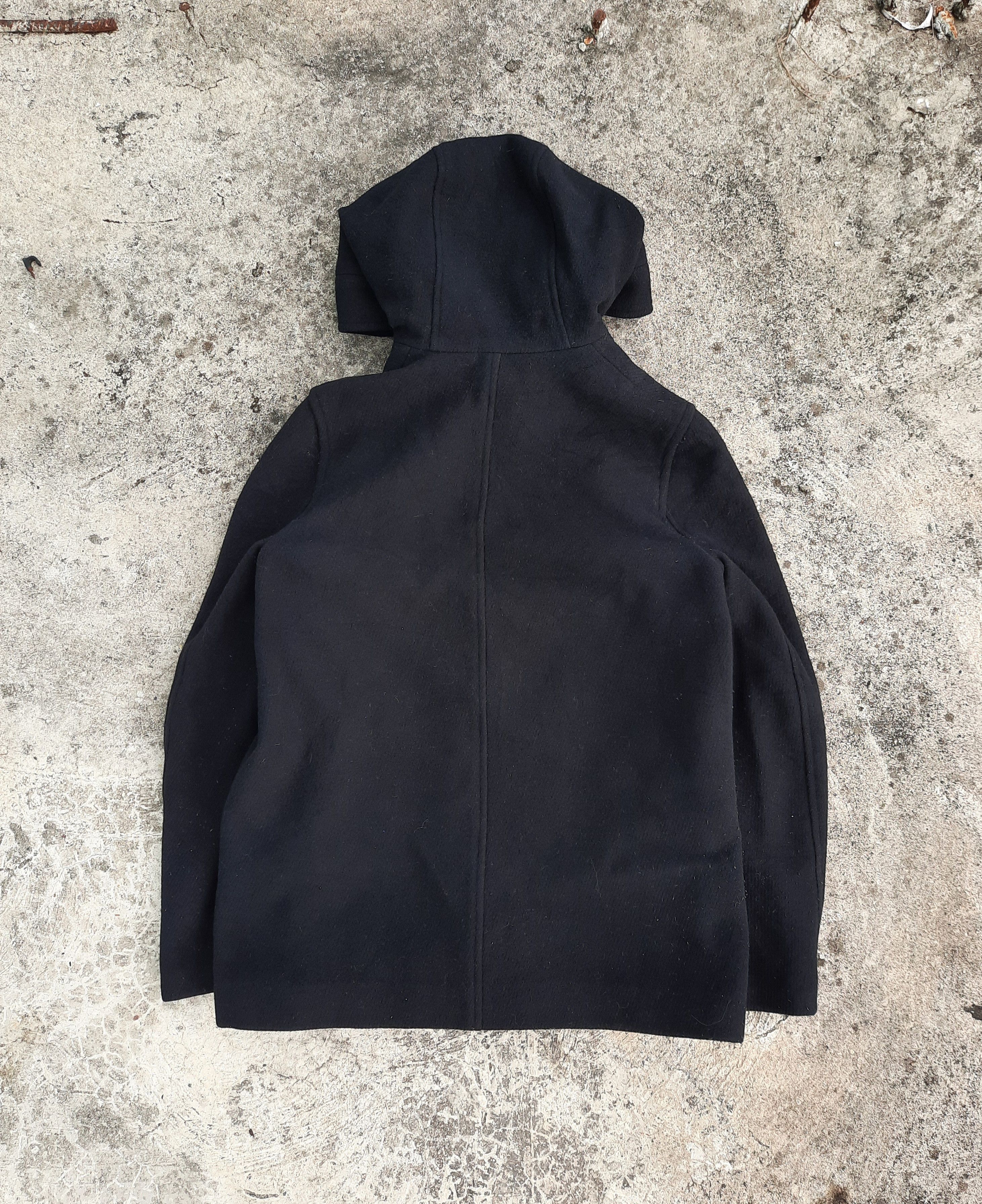 Issey Miyake × Japanese Brand × Sunao Kuwahara 1990s I.S. Sunao Kuwahara Wool Coat Jacket Size M / US 6-8 / IT 42-44 - 3 Thumbnail