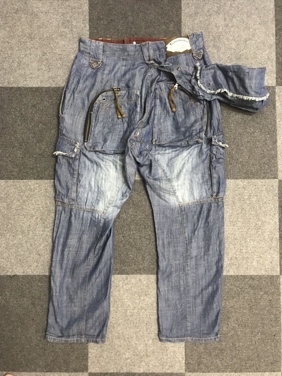 PPFM Archival Very Rare PPFM Japan Punk Harem Pant With Side Bag Size US 31 - 8 Thumbnail
