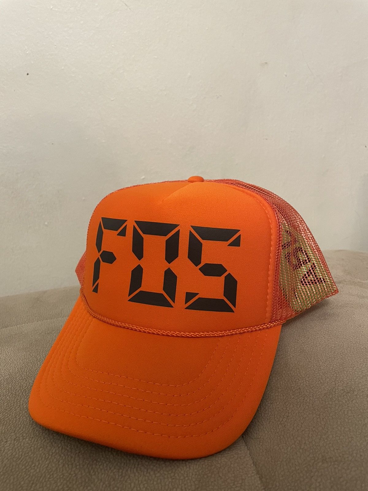 Virgil Abloh Brooklyn Museum FOS Hat Orange