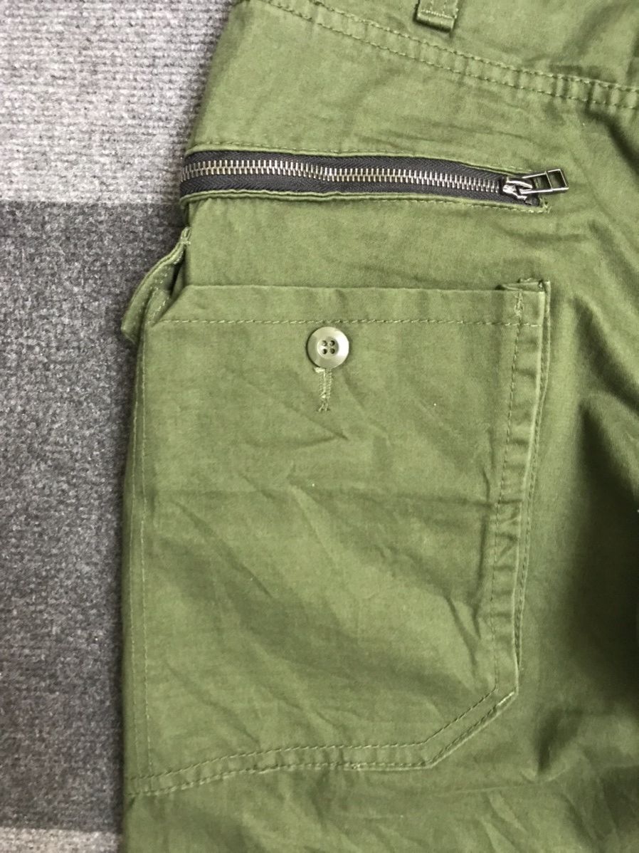 Japanese Brand Rare ALPHA CROUGE Japan Double Gardener Pockets Cargo Pant Size US 31 - 15 Thumbnail