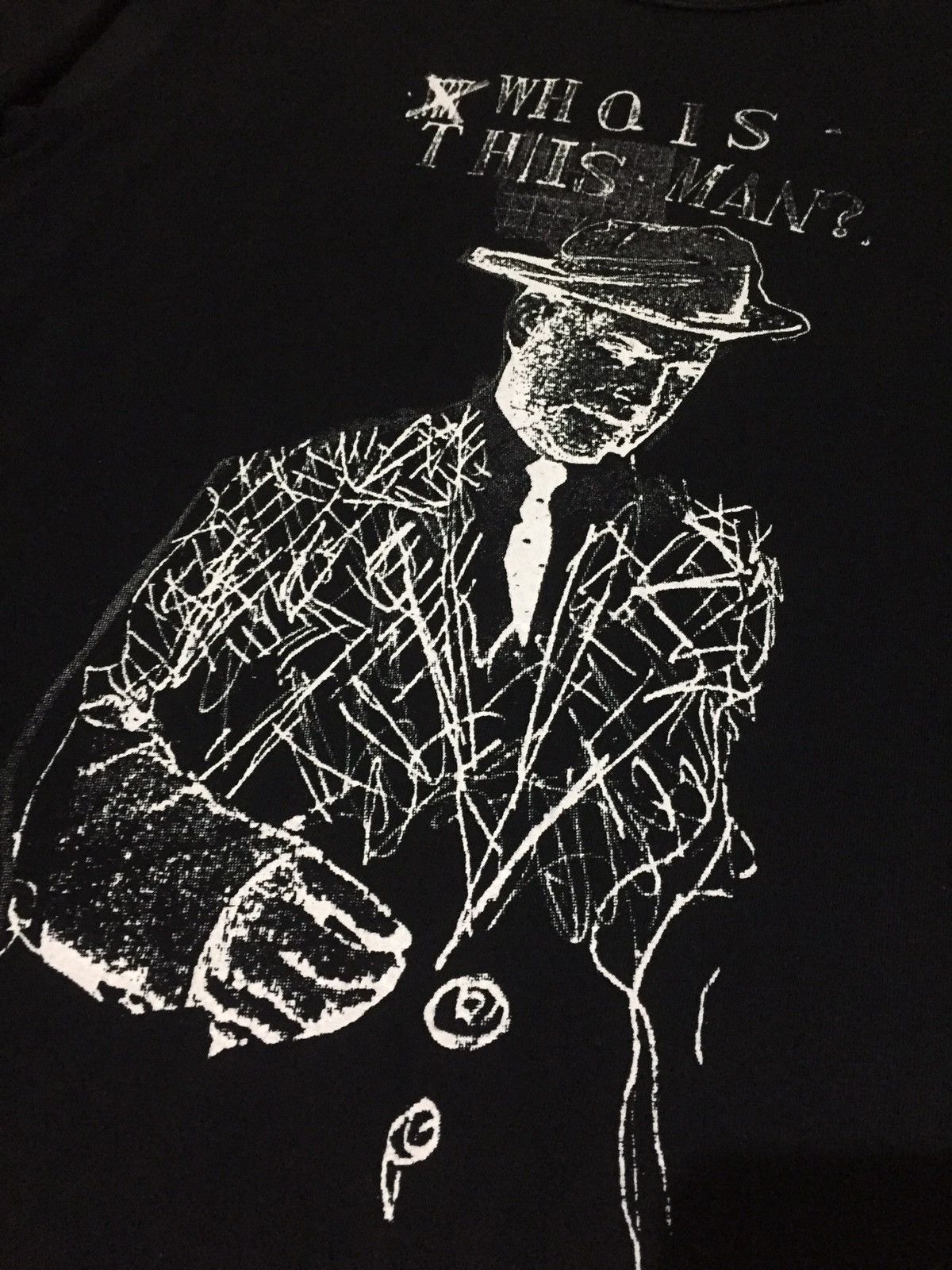 Jean-Michel Basquiat Vintage Jean Michel Basquiat Who is this man Art Shirt Size US L / EU 52-54 / 3 - 3 Thumbnail
