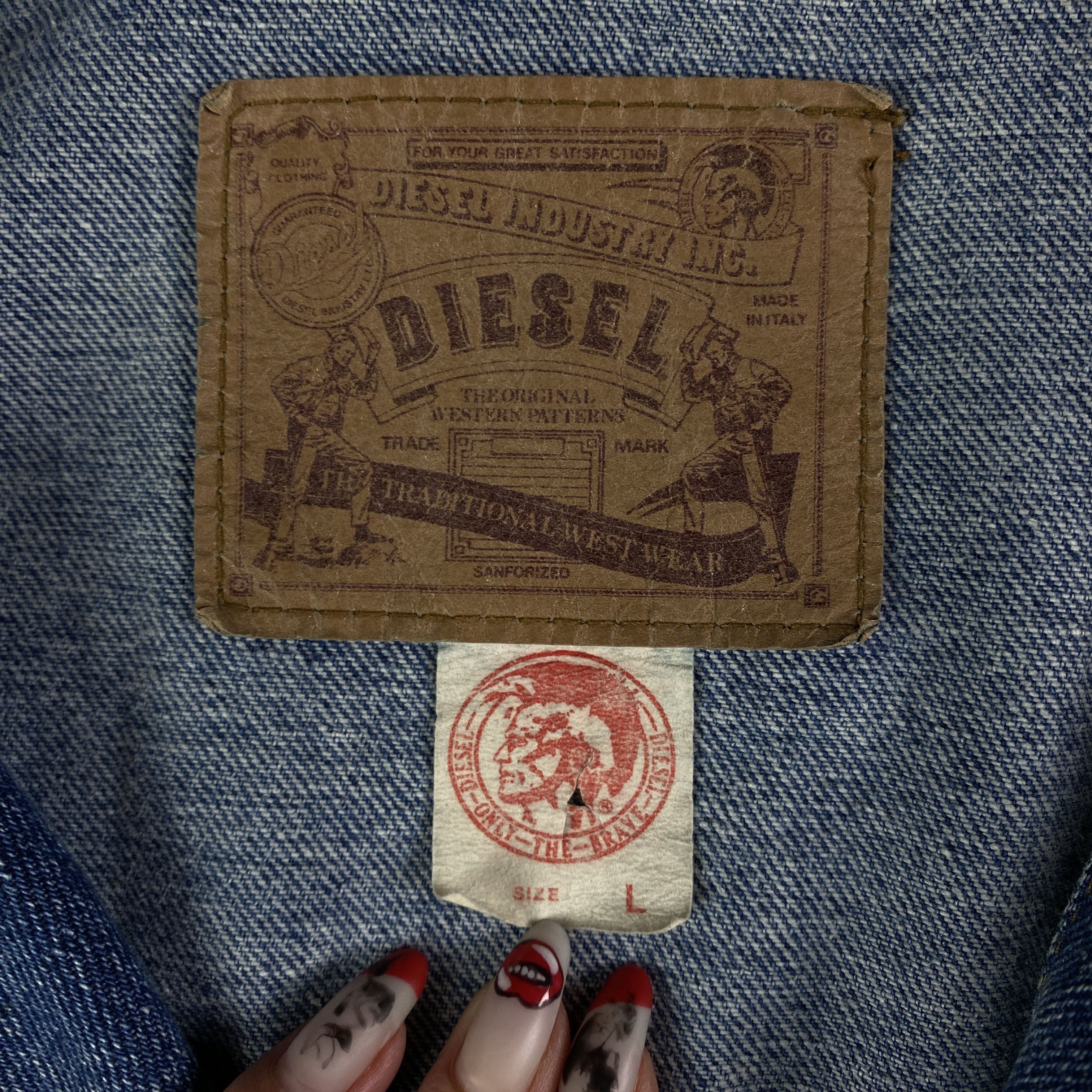 Diesel × Vintage Men’s Denim Bomber Jacket Diesel Vintage Size L Size US L / EU 52-54 / 3 - 4 Thumbnail