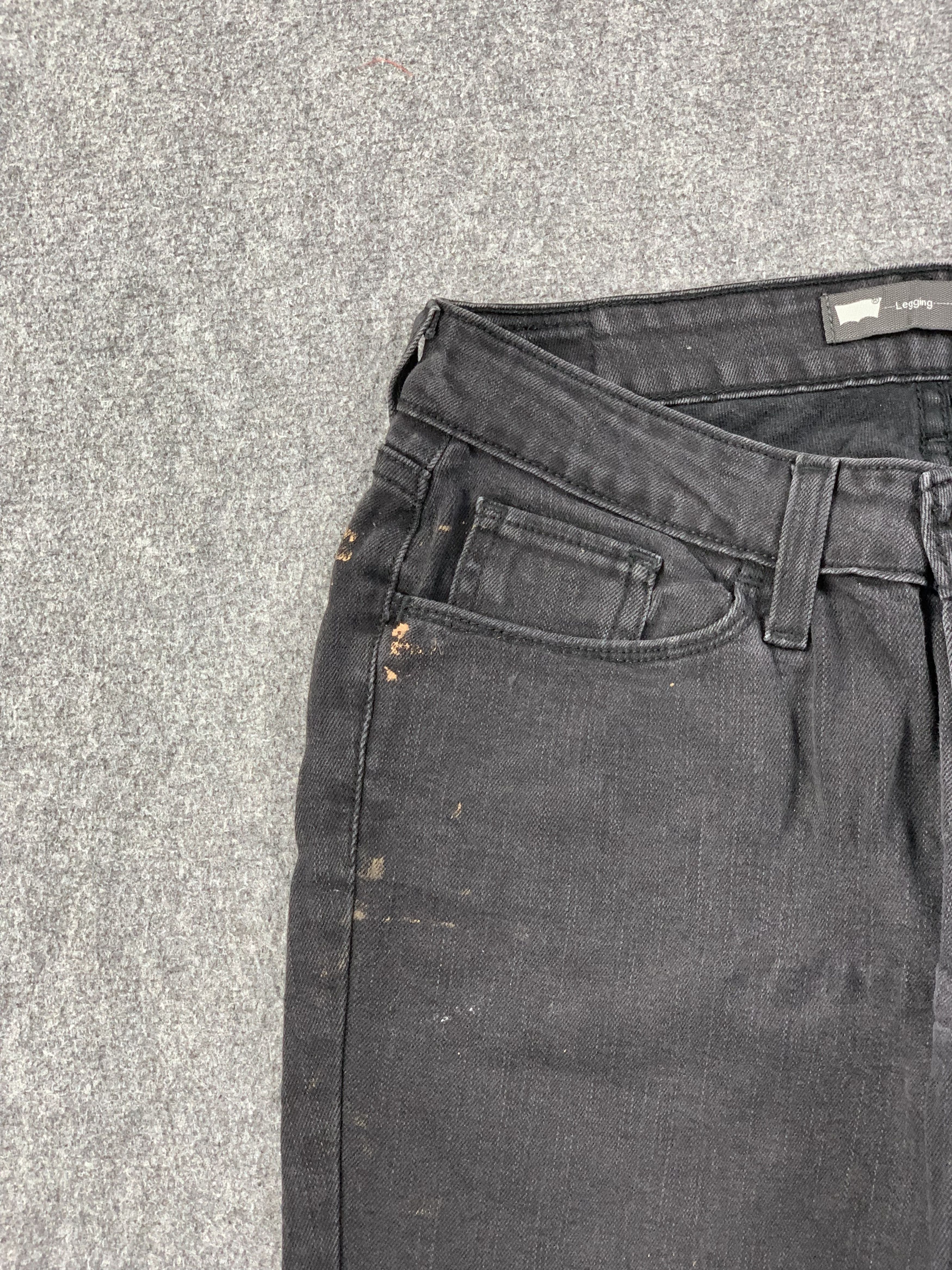 Levi's Vintage Levis Faded Black Skinny Women Jeans DP2214 Size US 26 / EU 42 - 13 Thumbnail