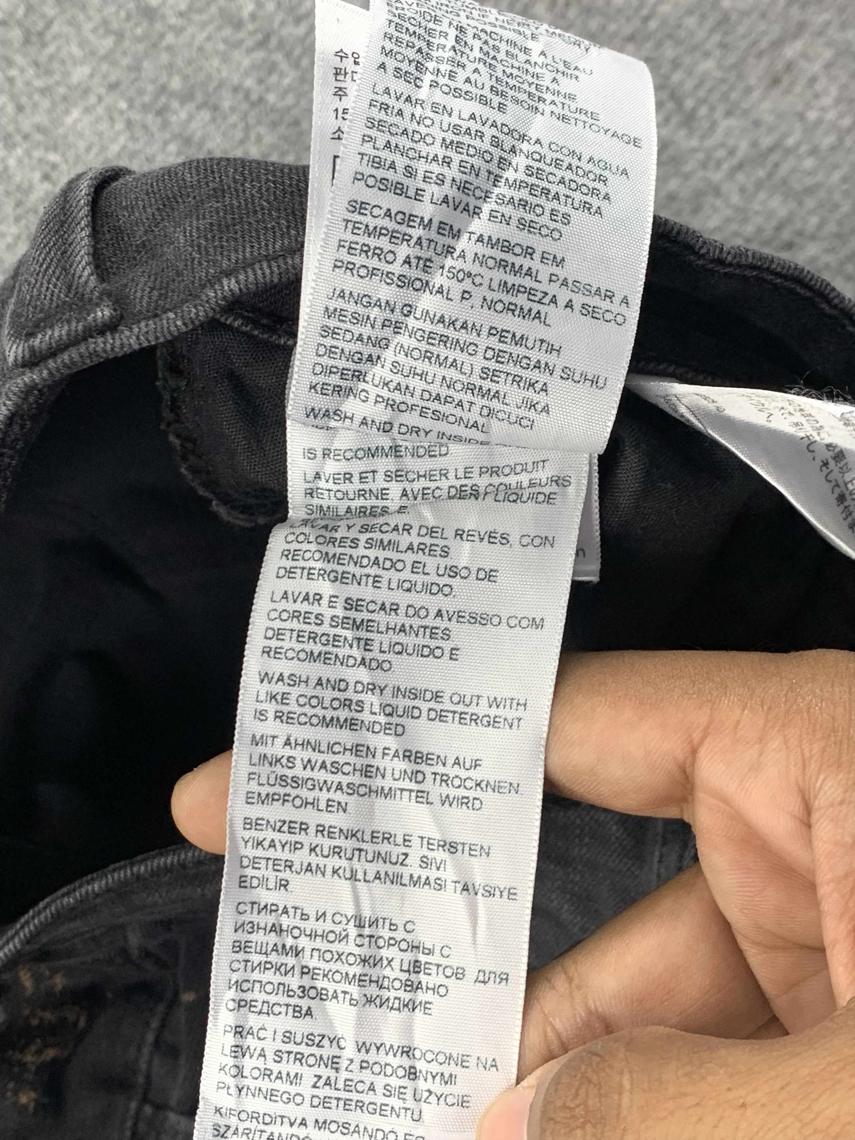 Levi's Vintage Levis Faded Black Skinny Women Jeans DP2214 Size US 26 / EU 42 - 8 Thumbnail