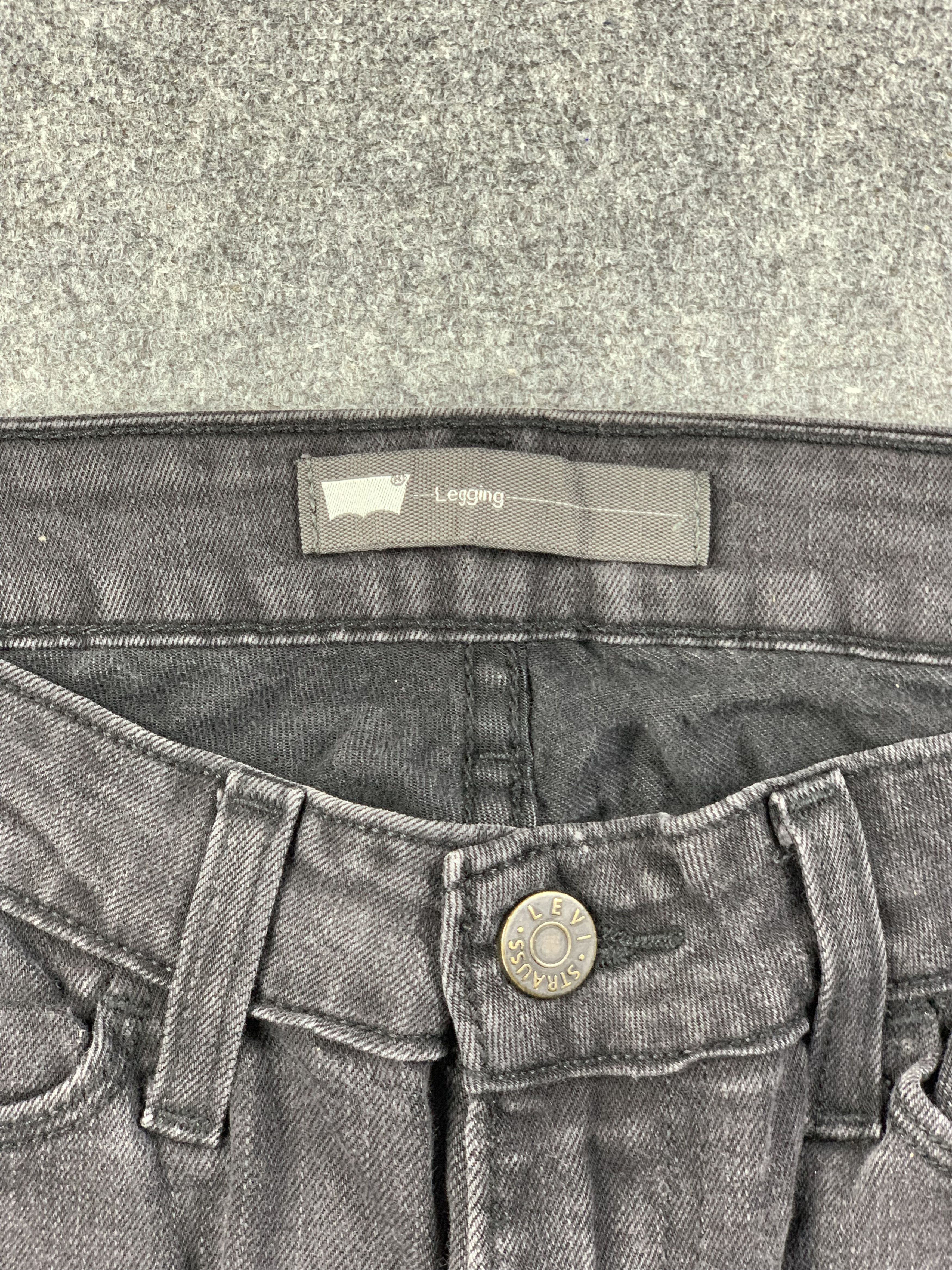Levi's Vintage Levis Faded Black Skinny Women Jeans DP2214 Size US 26 / EU 42 - 12 Thumbnail