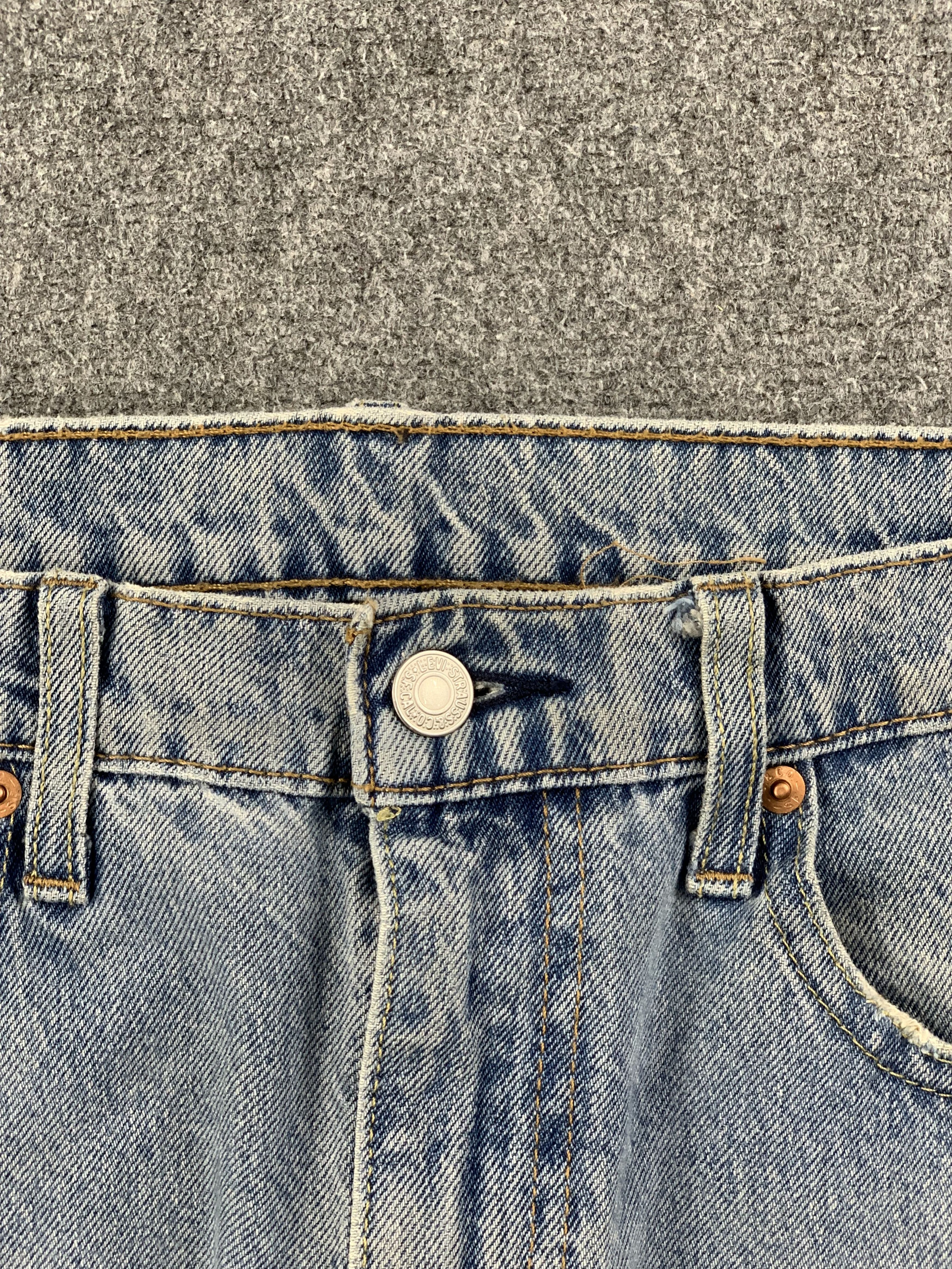 Levi's × Vintage Vintage Levis 502 Faded Blue Jeans DP2215 Size US 33 - 2 Thumbnail