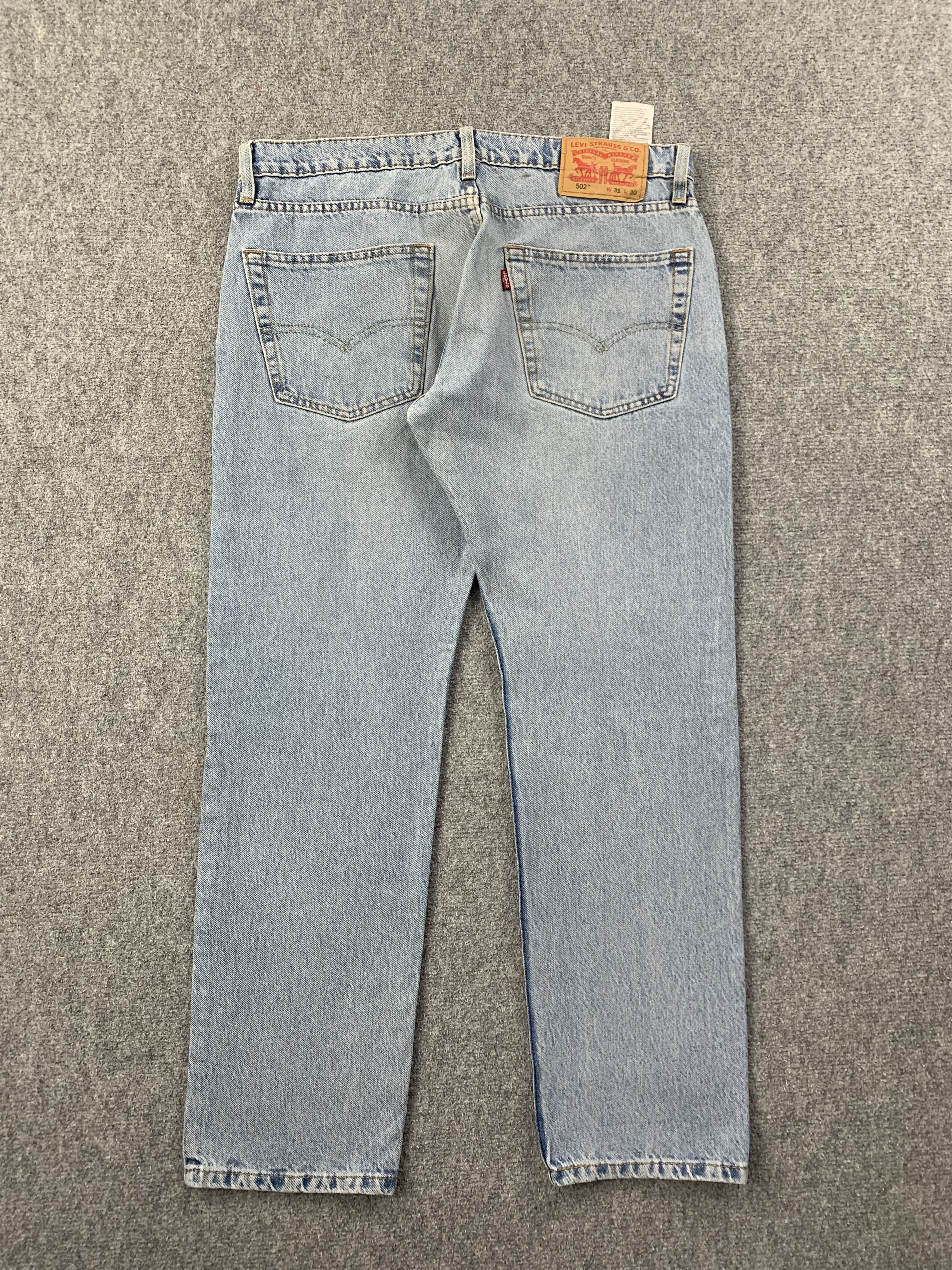 Levi's × Vintage Vintage Levis 502 Faded Blue Jeans DP2215 Size US 33 - 3 Thumbnail