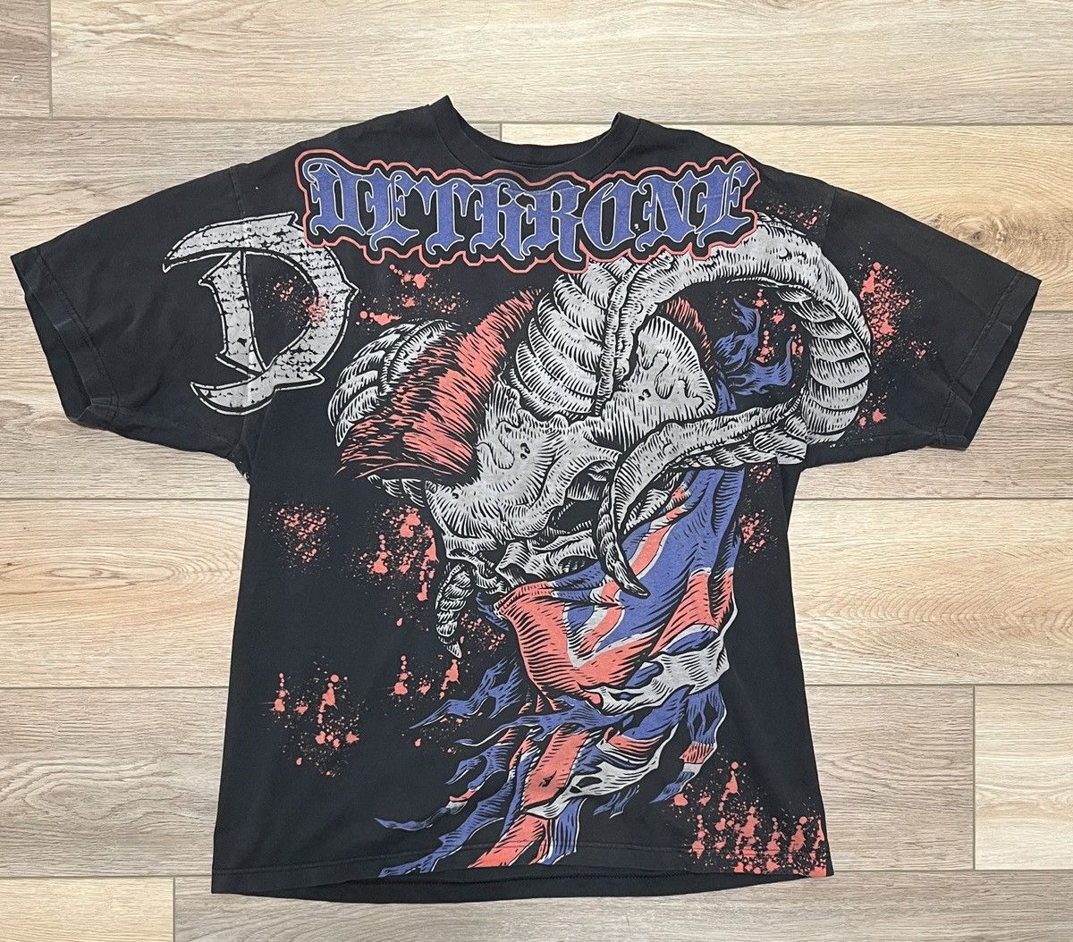 Vintage Vintage Dethrone Royalty Skull Outlaw Emo Jessie Pinkman AOP ...