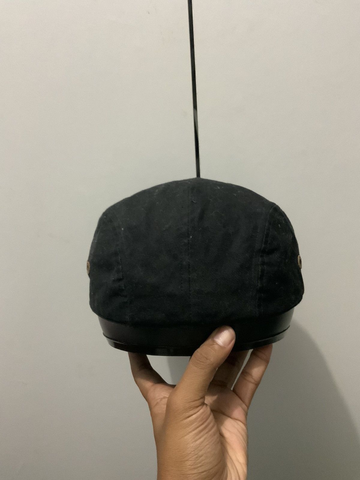 Japanese Brand Retro Uniqlo Plain Black Flat Beretta Hat Cap Size ONE SIZE - 3 Thumbnail