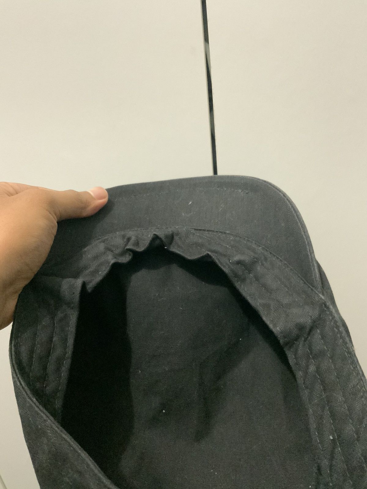 Japanese Brand Retro Uniqlo Plain Black Flat Beretta Hat Cap Size ONE SIZE - 7 Thumbnail