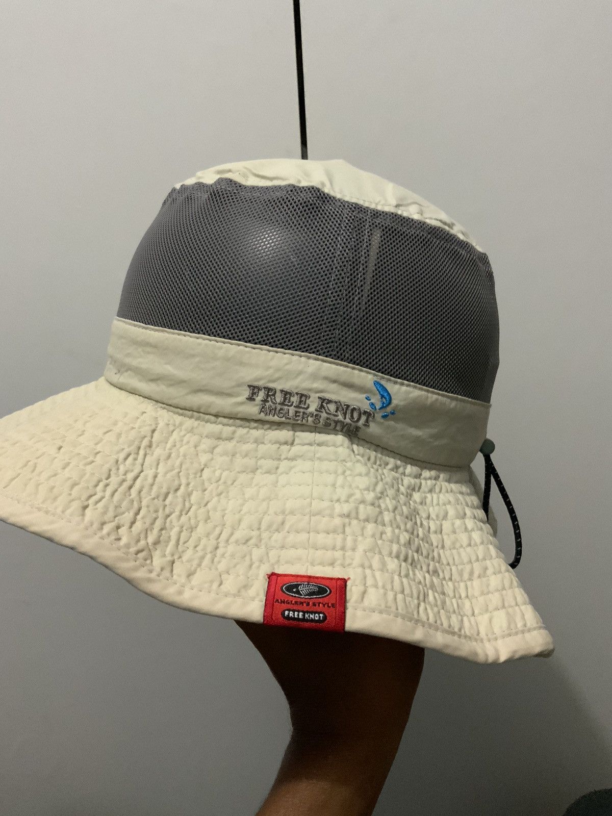 Japanese Brand Mosquito Guard Free Knot Angler Mesh Outdoor Bucket Hat Size ONE SIZE - 7 Thumbnail