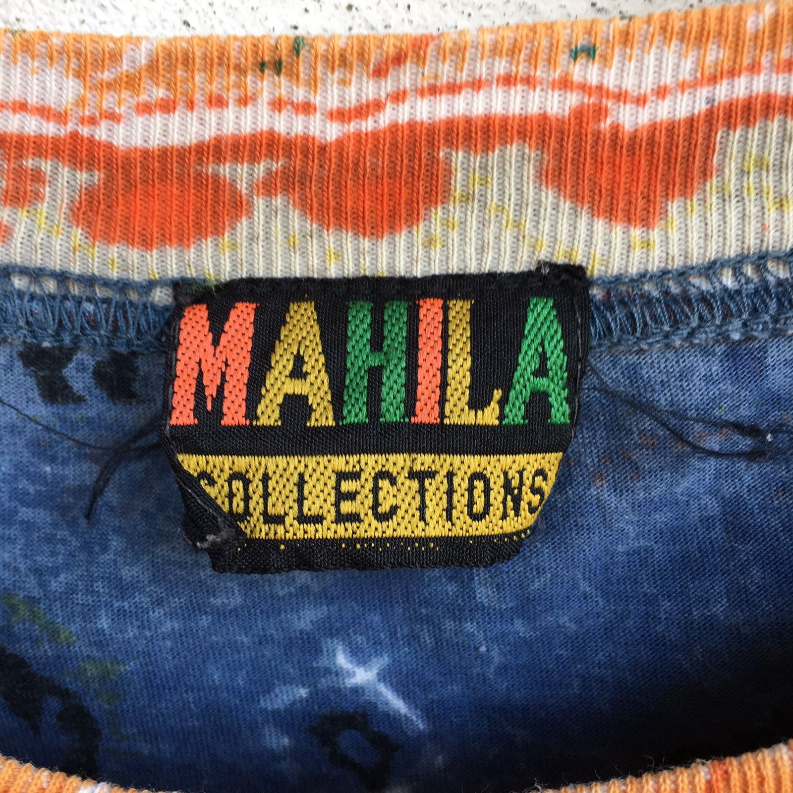 Vintage MAHILA Collection All overprint T Shirt Size US XXL / EU 58 / 5 - 5 Thumbnail