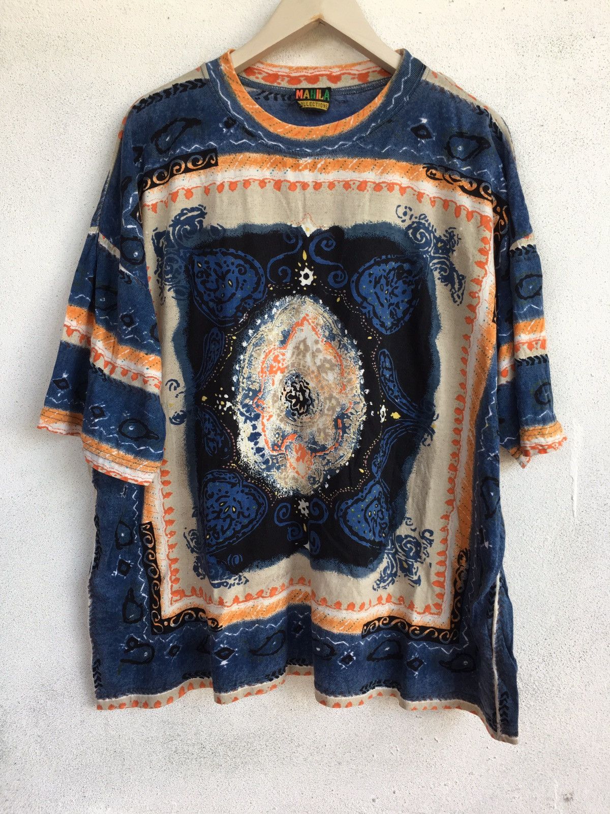 Vintage MAHILA Collection All overprint T Shirt Size US XXL / EU 58 / 5 - 1 Thumbnail