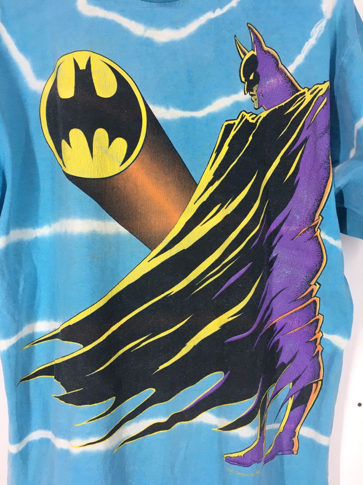 DC Comics Vintage 80s Batman DC comics tie dye t shirt Size US M / EU 48-50 / 2 - 5 Thumbnail