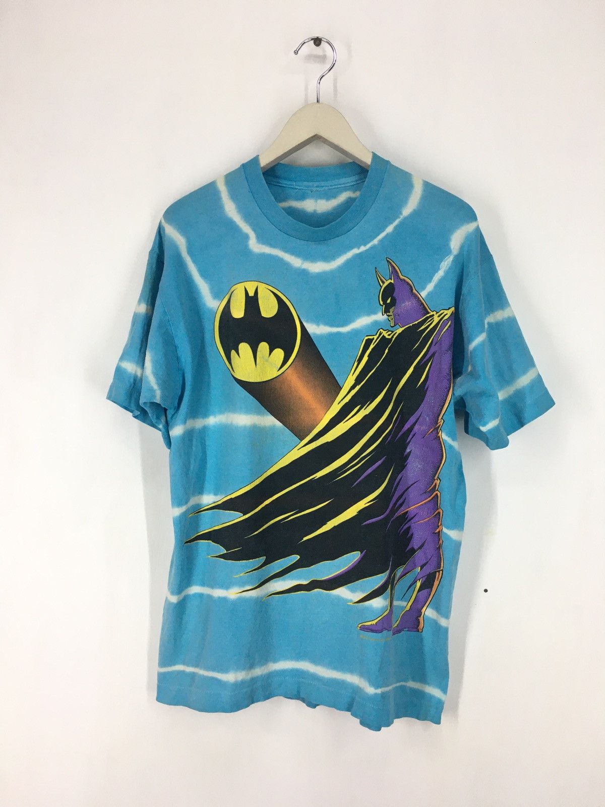DC Comics Vintage 80s Batman DC comics tie dye t shirt Size US M / EU 48-50 / 2 - 1 Thumbnail