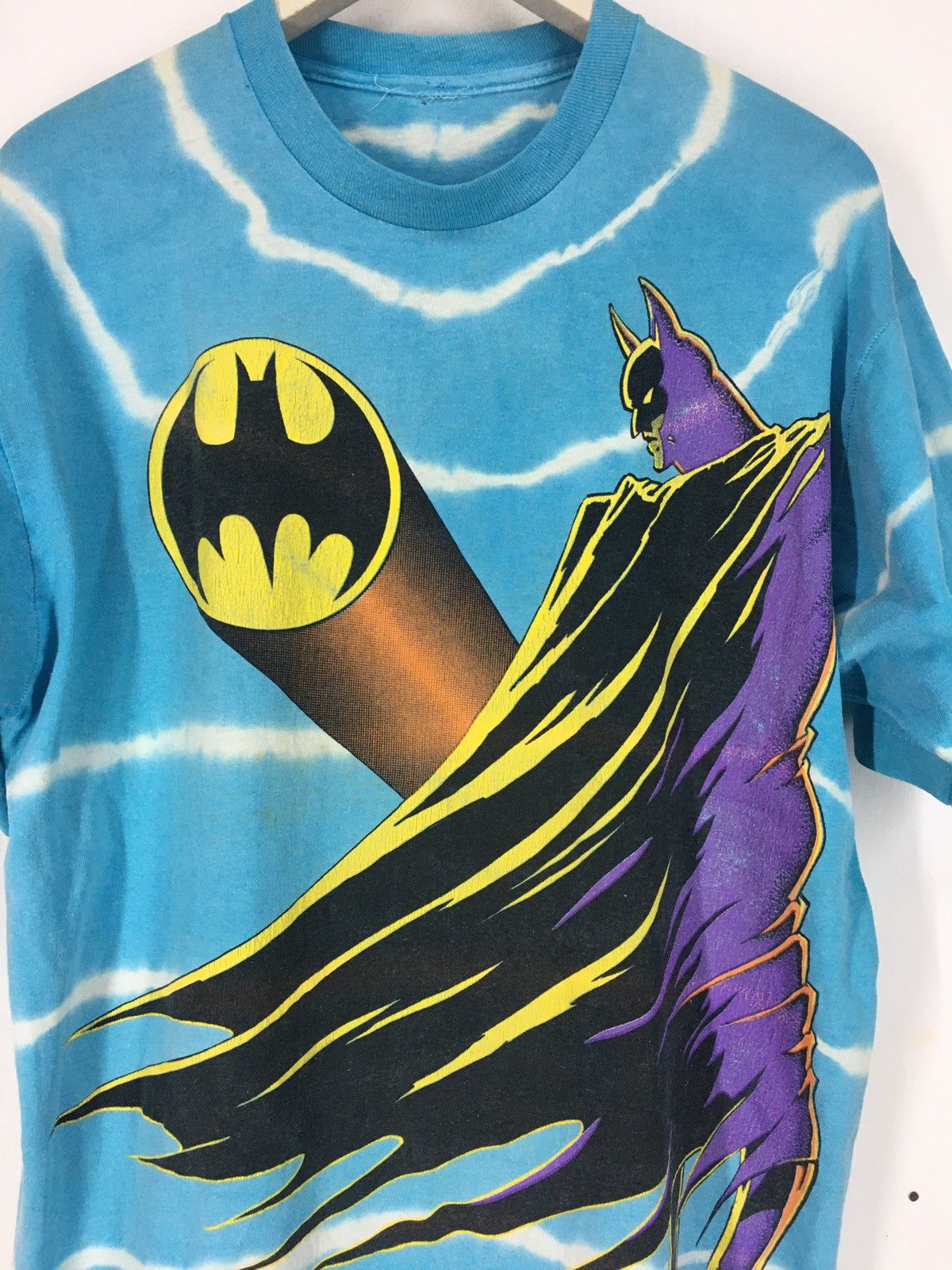 DC Comics Vintage 80s Batman DC comics tie dye t shirt Size US M / EU 48-50 / 2 - 3 Thumbnail