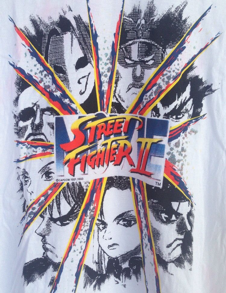 Cartoon Network × Vintage Vintage Street Fighter II Games Capcom 1991,1993 Size US M / EU 48-50 / 2 - 2 Thumbnail