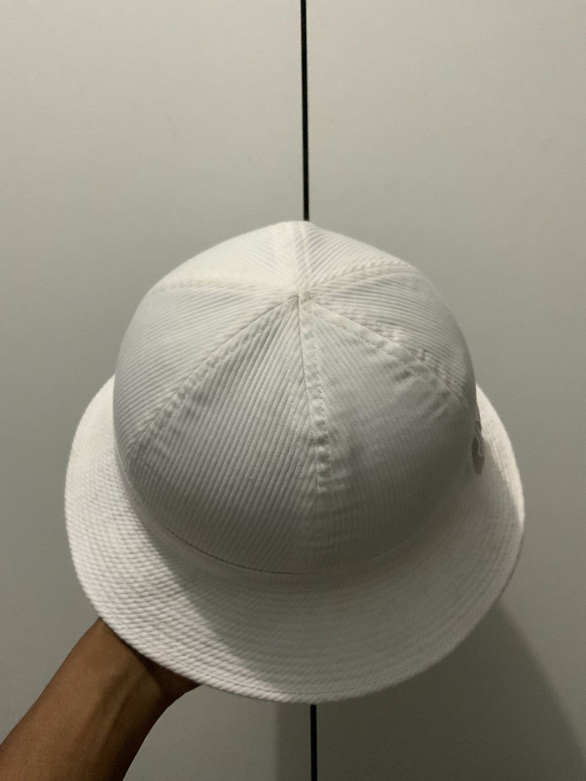 Japanese Brand Vintage Japan Made White Bucket Hat Size ONE SIZE - 6 Thumbnail