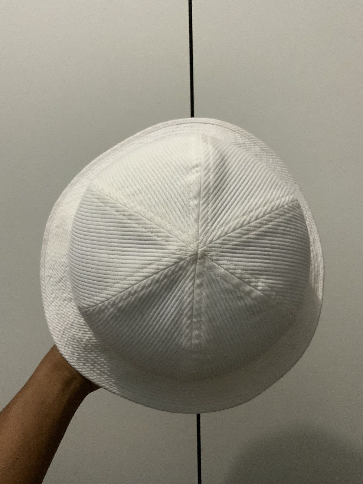 Japanese Brand Vintage Japan Made White Bucket Hat Size ONE SIZE - 7 Thumbnail