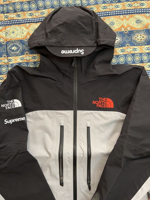 Supreme Supreme The North Face Taped Seam Shell Jacket Grey | Grailed