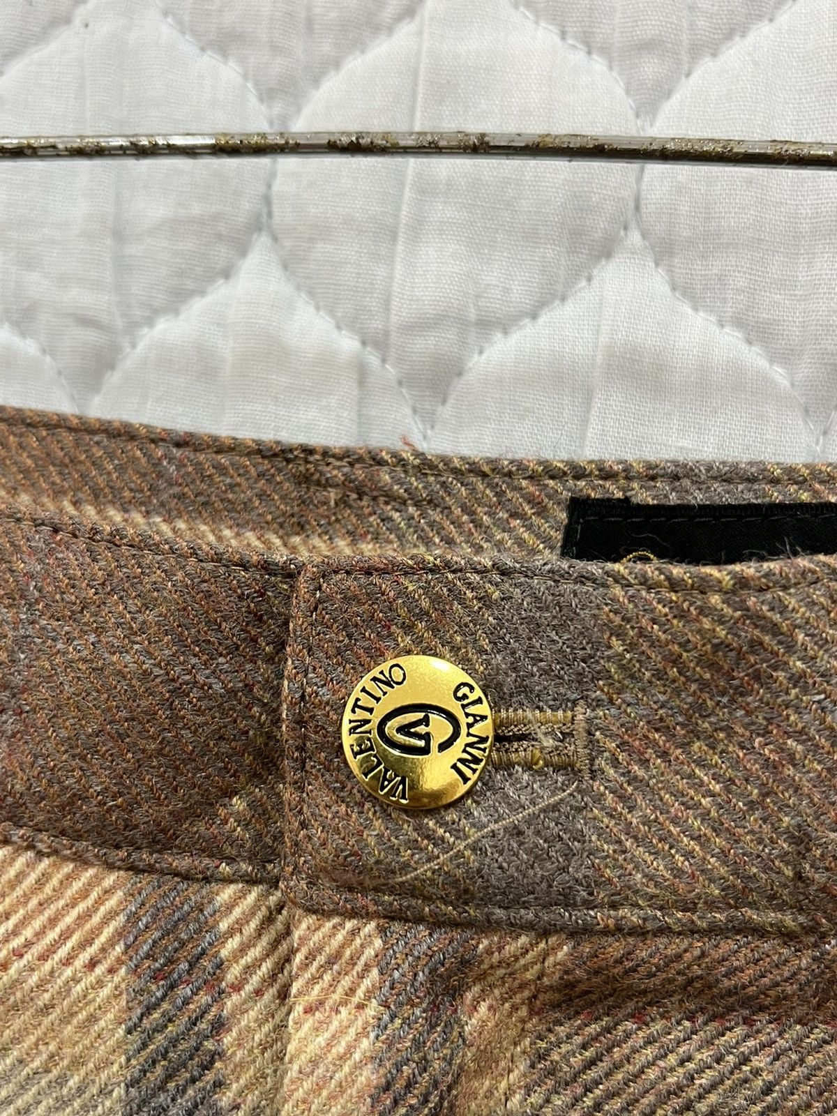 Gianni Valentino × Vintage V. VINTAGE GIANNI VALENTINO WOOL PANTS Size 28" / US 6 / IT 42 - 5 Thumbnail