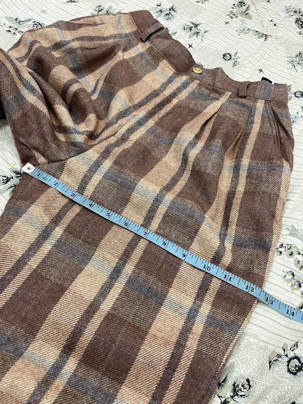 Gianni Valentino × Vintage V. VINTAGE GIANNI VALENTINO WOOL PANTS Size 28" / US 6 / IT 42 - 15 Thumbnail