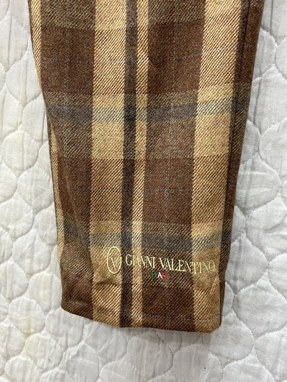 Gianni Valentino × Vintage V. VINTAGE GIANNI VALENTINO WOOL PANTS Size 28" / US 6 / IT 42 - 6 Thumbnail