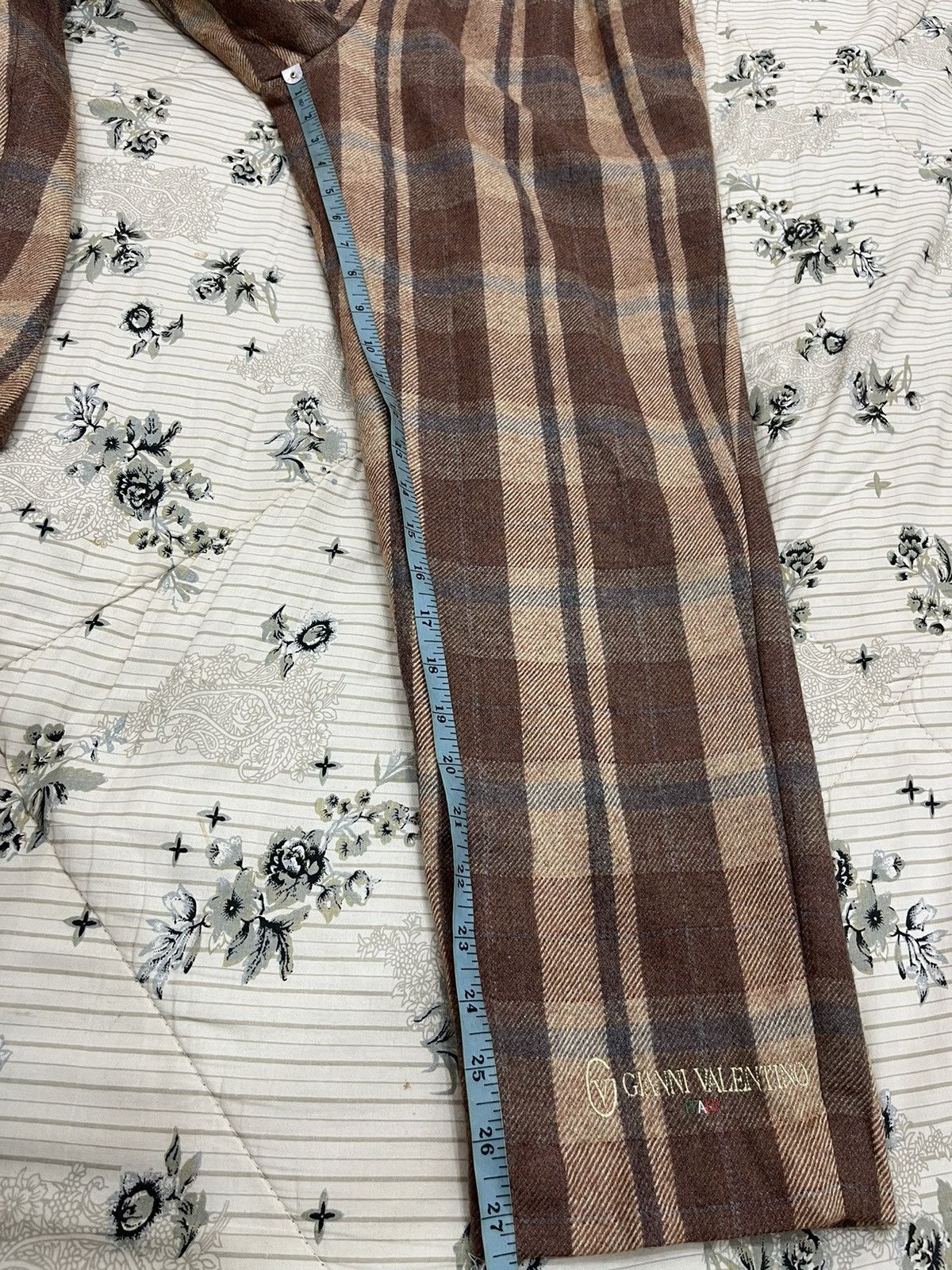 Gianni Valentino × Vintage V. VINTAGE GIANNI VALENTINO WOOL PANTS Size 28" / US 6 / IT 42 - 18 Thumbnail