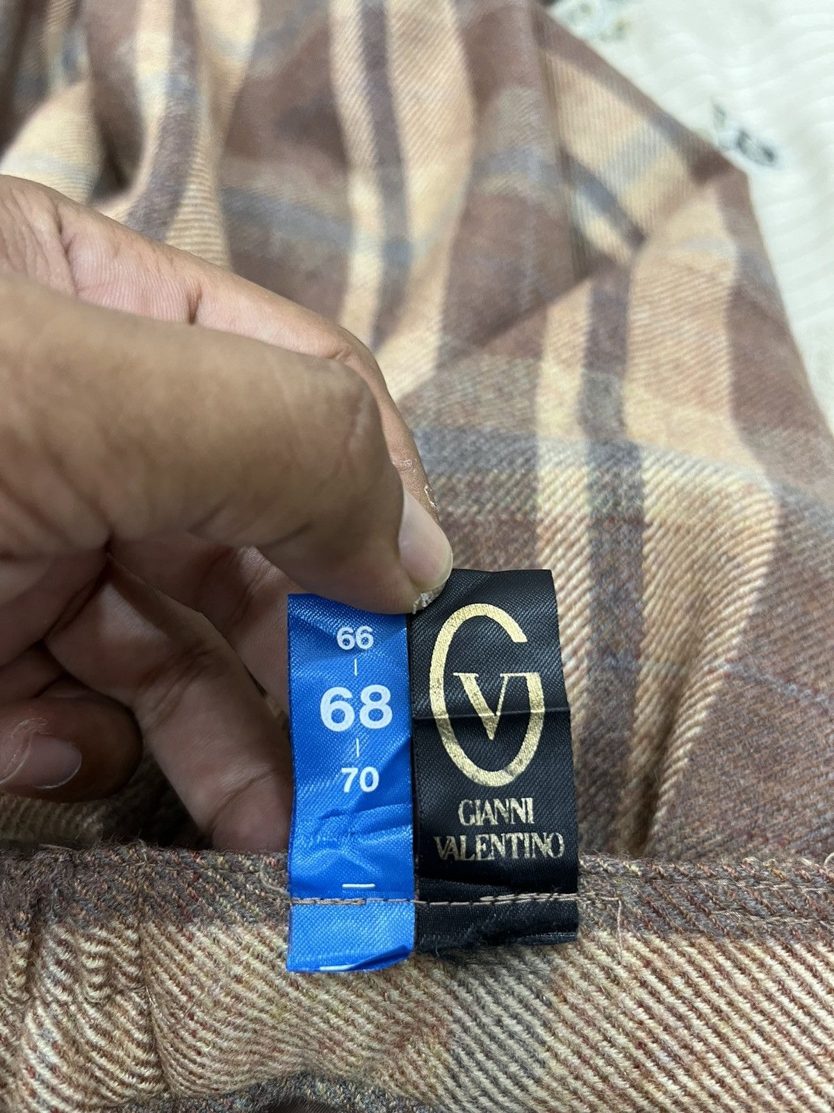Gianni Valentino × Vintage V. VINTAGE GIANNI VALENTINO WOOL PANTS Size 28" / US 6 / IT 42 - 11 Thumbnail