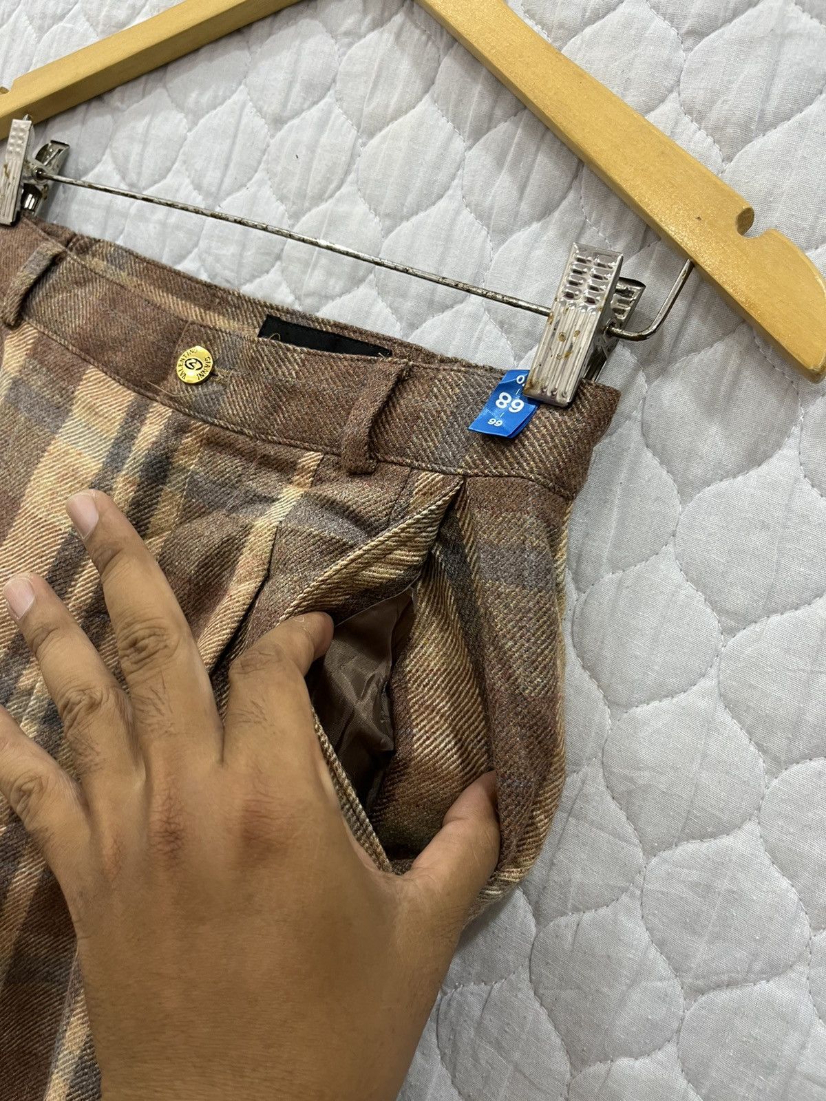 Gianni Valentino × Vintage V. VINTAGE GIANNI VALENTINO WOOL PANTS Size 28" / US 6 / IT 42 - 8 Thumbnail