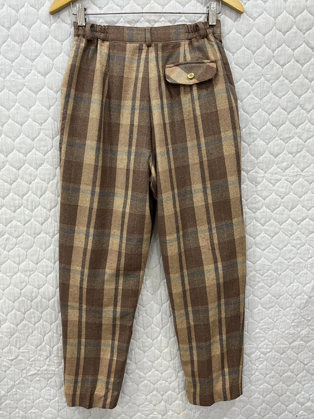 Gianni Valentino × Vintage V. VINTAGE GIANNI VALENTINO WOOL PANTS Size 28" / US 6 / IT 42 - 4 Thumbnail