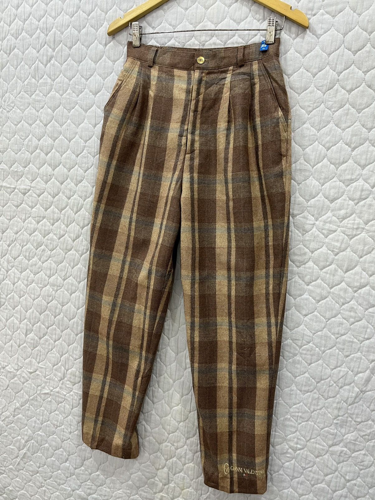 Gianni Valentino × Vintage V. VINTAGE GIANNI VALENTINO WOOL PANTS Size 28" / US 6 / IT 42 - 2 Thumbnail