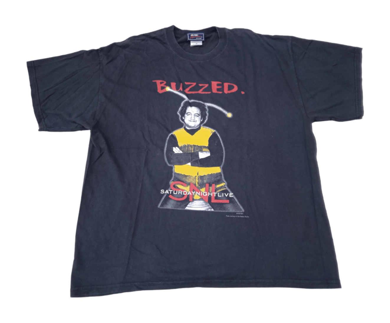 Image of Movie x Vintage 2000S Snl John Belushi 2001 T-Shirt in Black, Men's (Size XL)