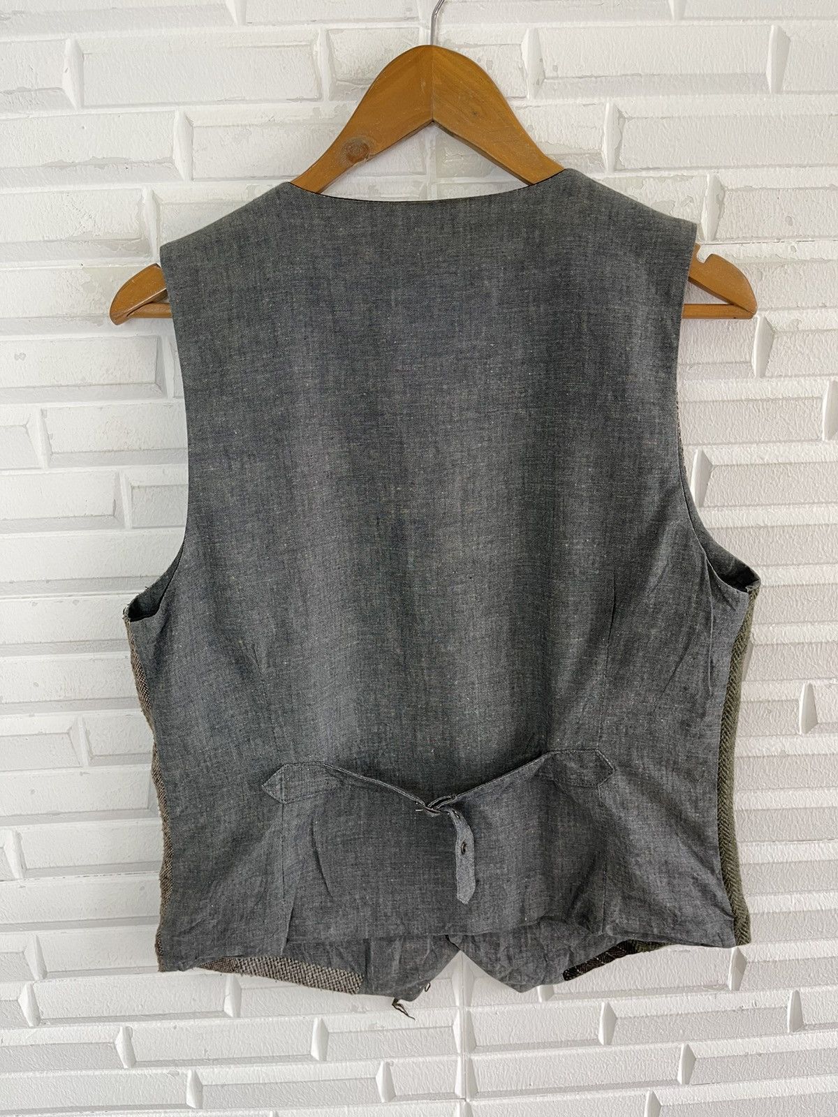 Vintage 🔥Iconic Kapital Design PATCHWORKS Vest Tweed American Size US M / EU 48-50 / 2 - 5 Thumbnail