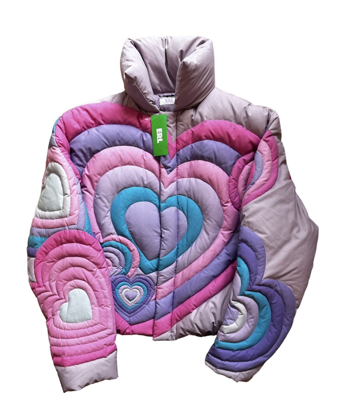 ERL ERL Heart Puffered Jacket | Grailed