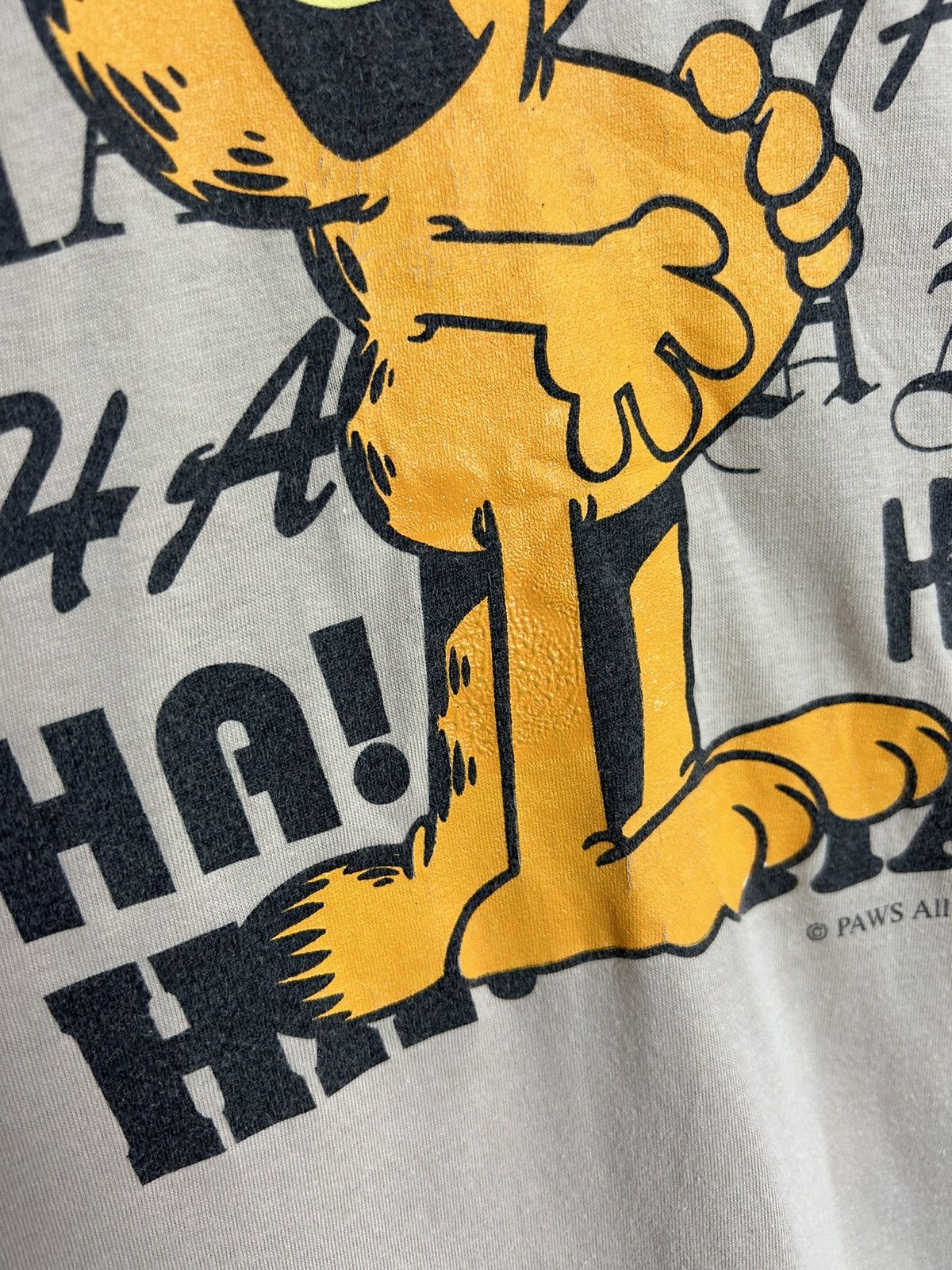 Vintage 90s Vintage Garfield Paws Last Laugh Practice T-Shirt Size US M / EU 48-50 / 2 - 4 Thumbnail